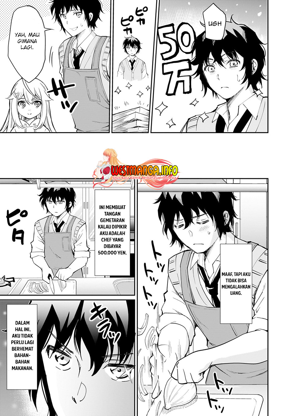 Isshou Hatarakitakunai Ore ga Classmate no Daininki Idol ni Natsukaretara Chapter 4.1 - halaman 5