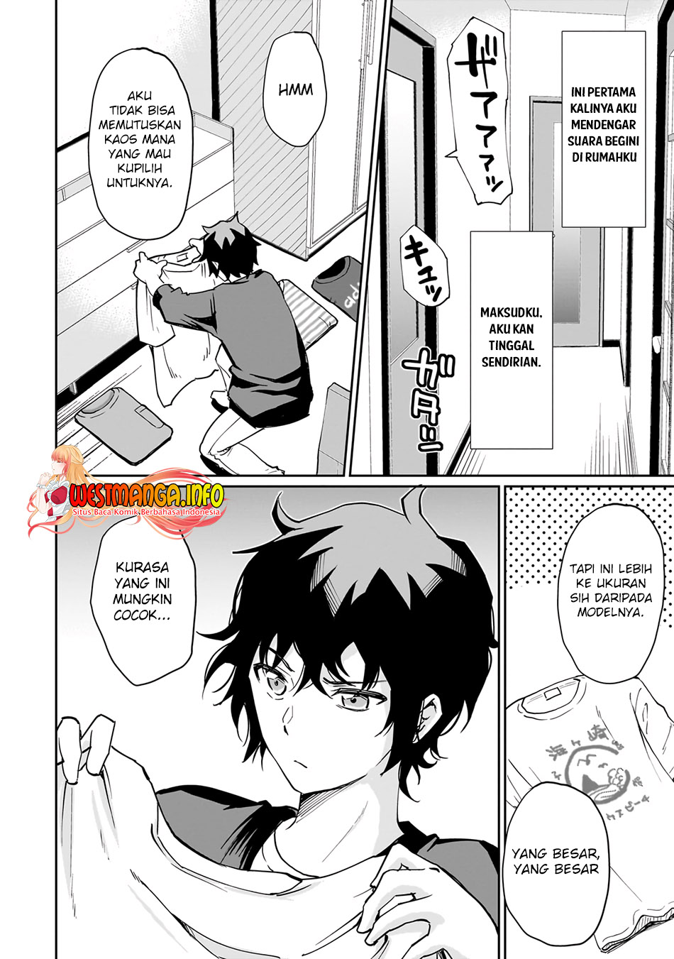 Isshou Hatarakitakunai Ore ga Classmate no Daininki Idol ni Natsukaretara Chapter 4.2 - halaman 12