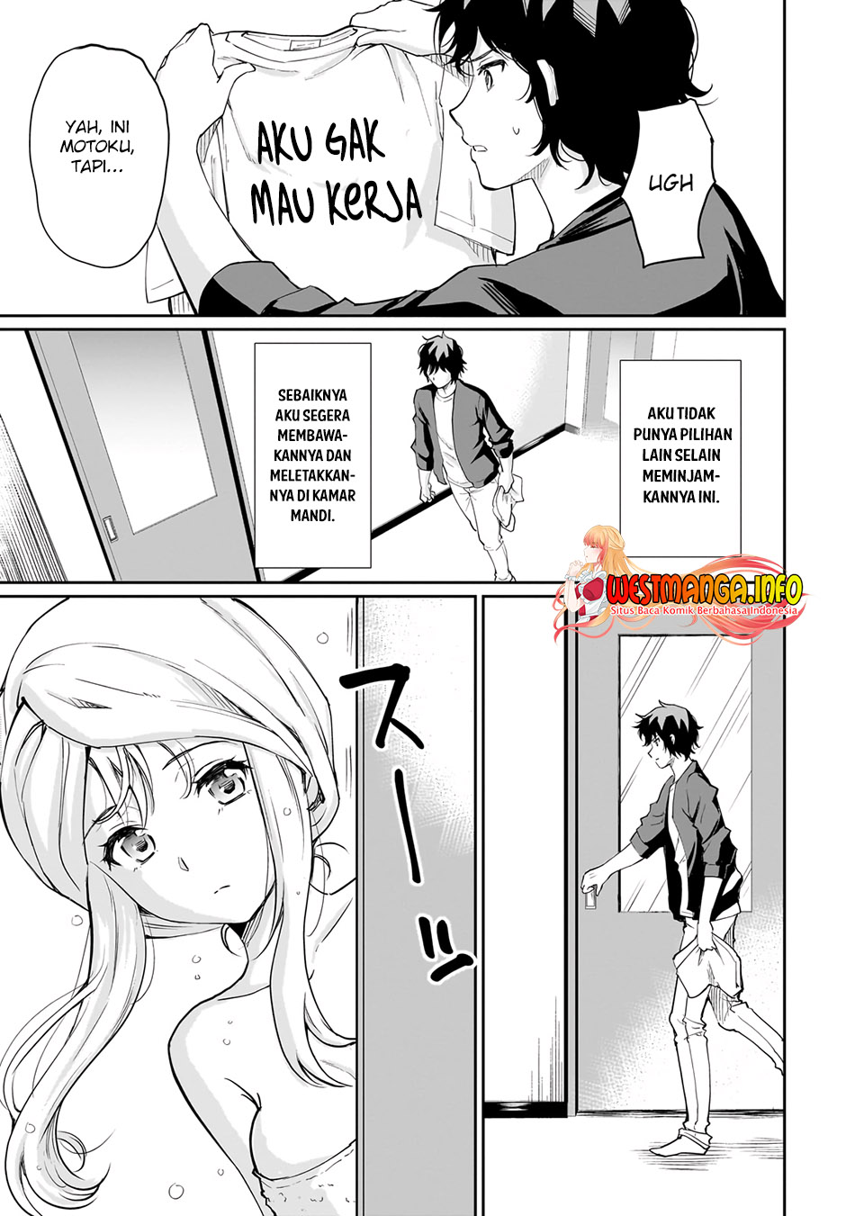Isshou Hatarakitakunai Ore ga Classmate no Daininki Idol ni Natsukaretara Chapter 4.2 - halaman 13
