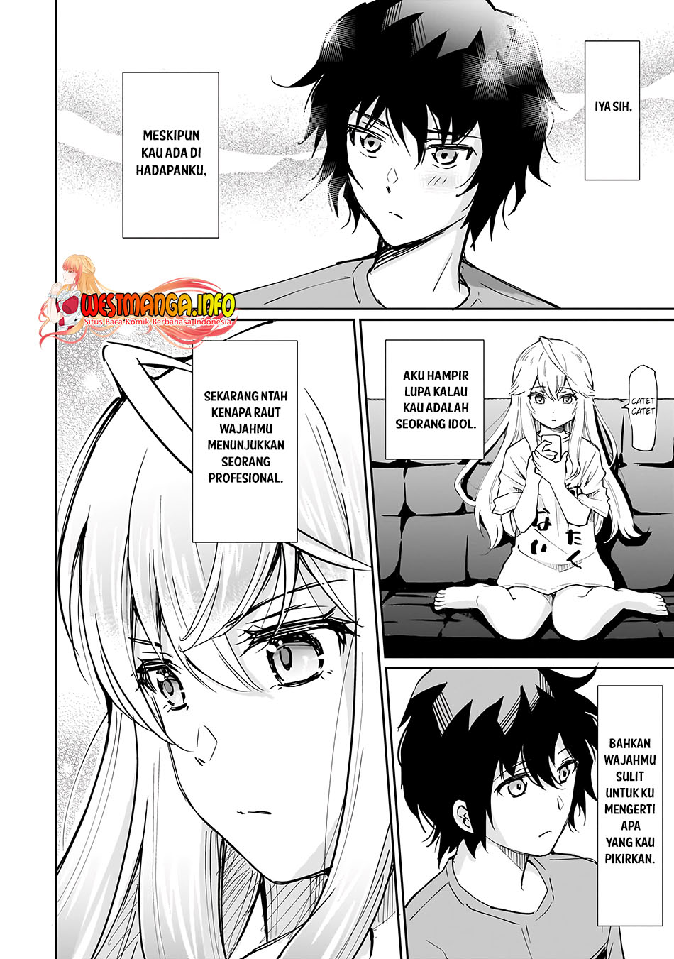 Isshou Hatarakitakunai Ore ga Classmate no Daininki Idol ni Natsukaretara Chapter 5 - halaman 10