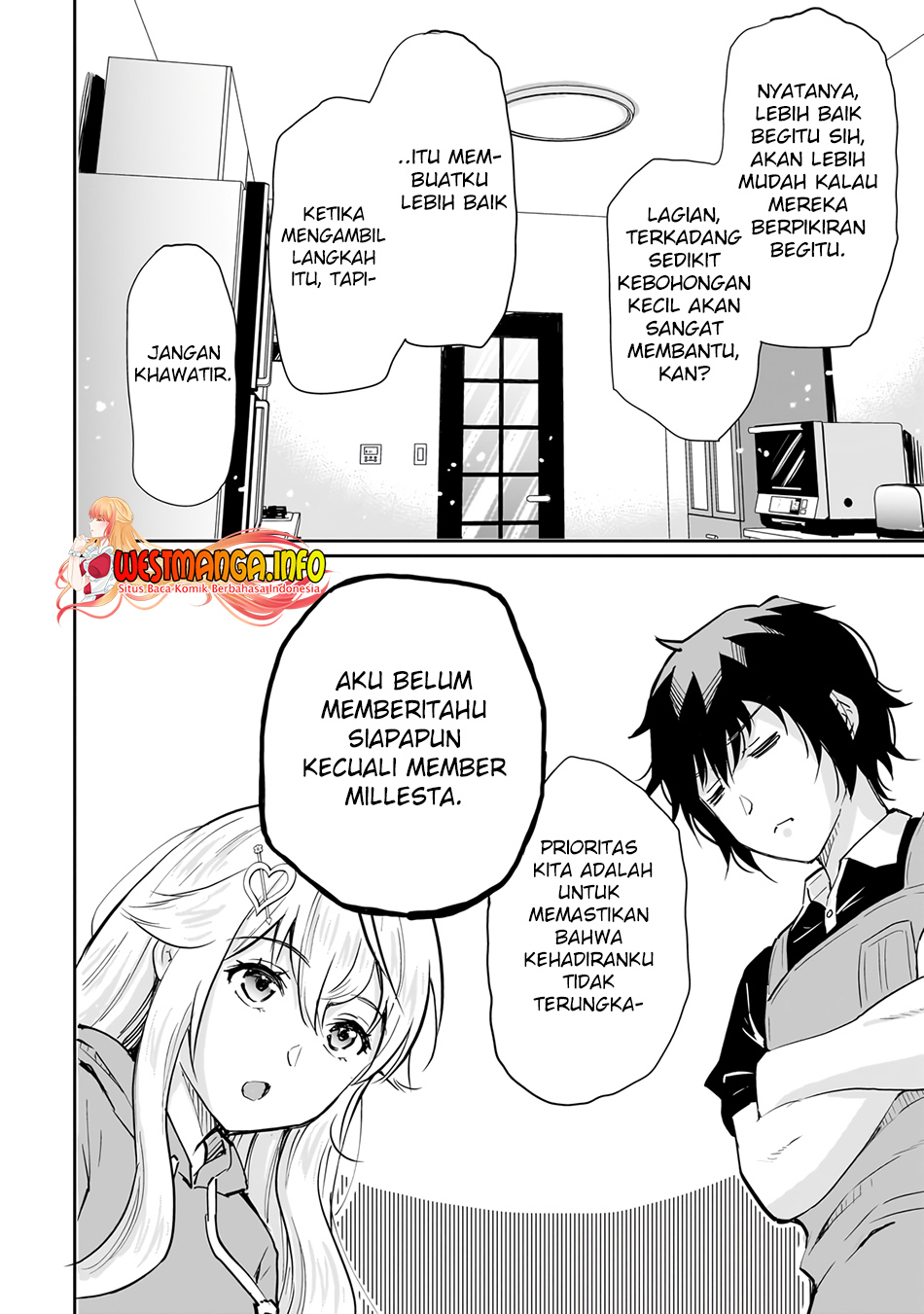 Isshou Hatarakitakunai Ore ga Classmate no Daininki Idol ni Natsukaretara Chapter 6 - halaman 24