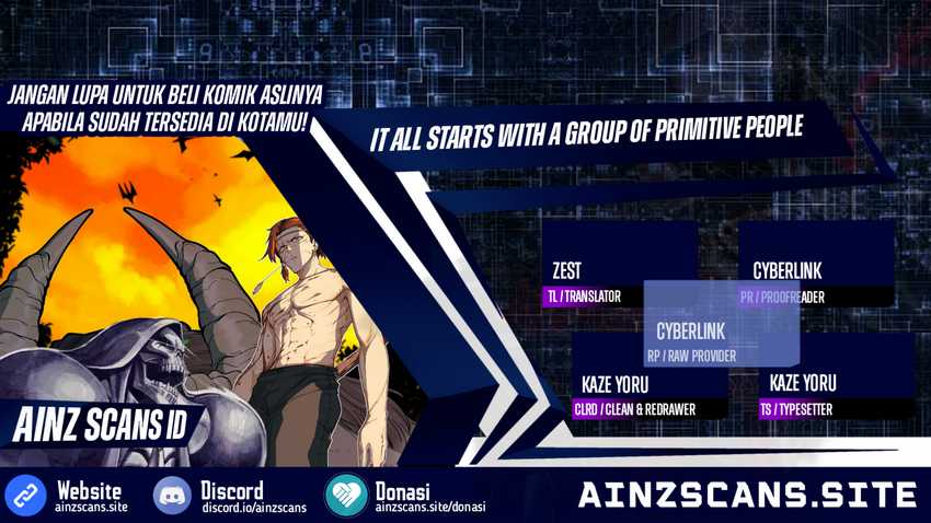 It All Starts With A Group Of Primitive People Chapter 10 - halaman 1
