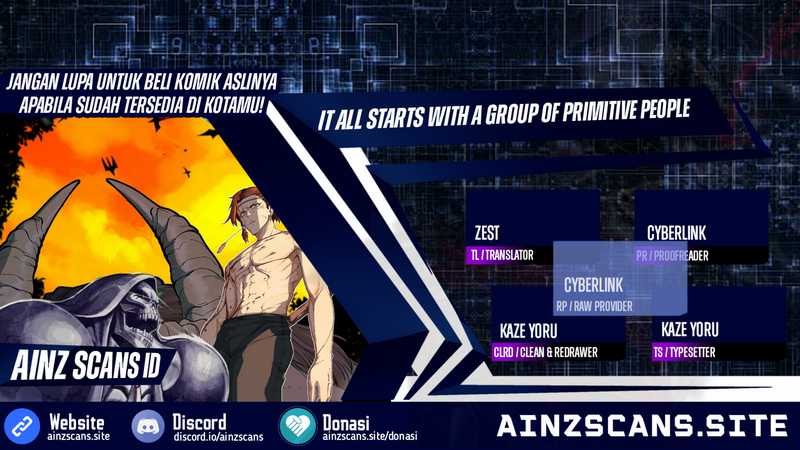 It All Starts With A Group Of Primitive People Chapter 11 - halaman 1