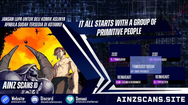 It All Starts With A Group Of Primitive People Chapter 17 - halaman 1
