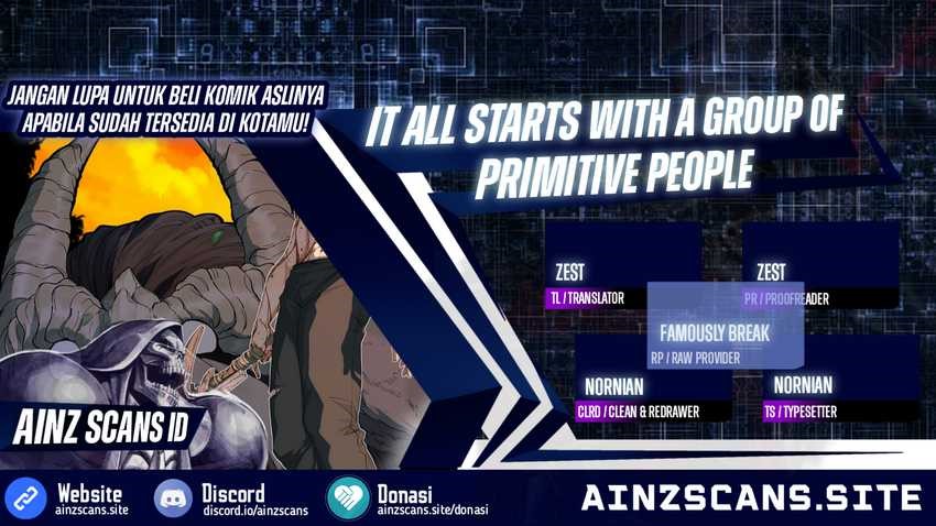 It All Starts With A Group Of Primitive People Chapter 22 - halaman 1