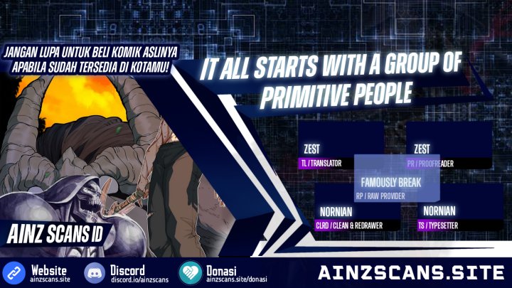 It All Starts With A Group Of Primitive People Chapter 26 - halaman 1