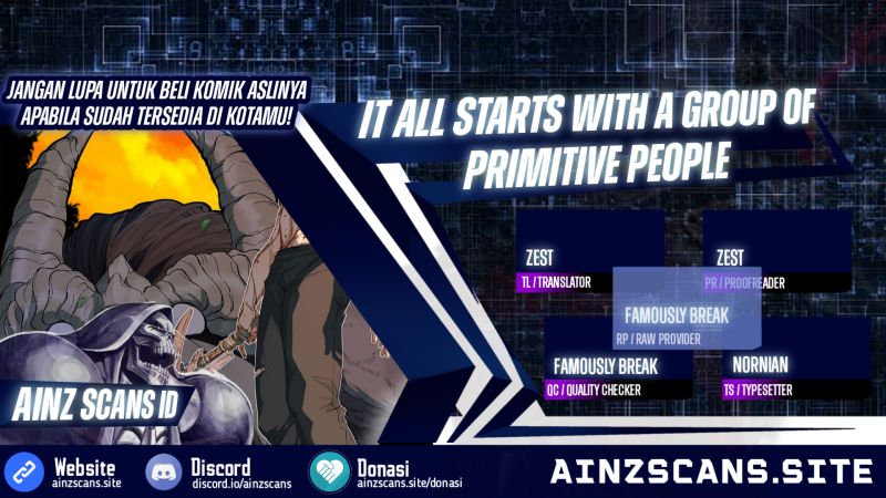 It All Starts With A Group Of Primitive People Chapter 29 - halaman 1