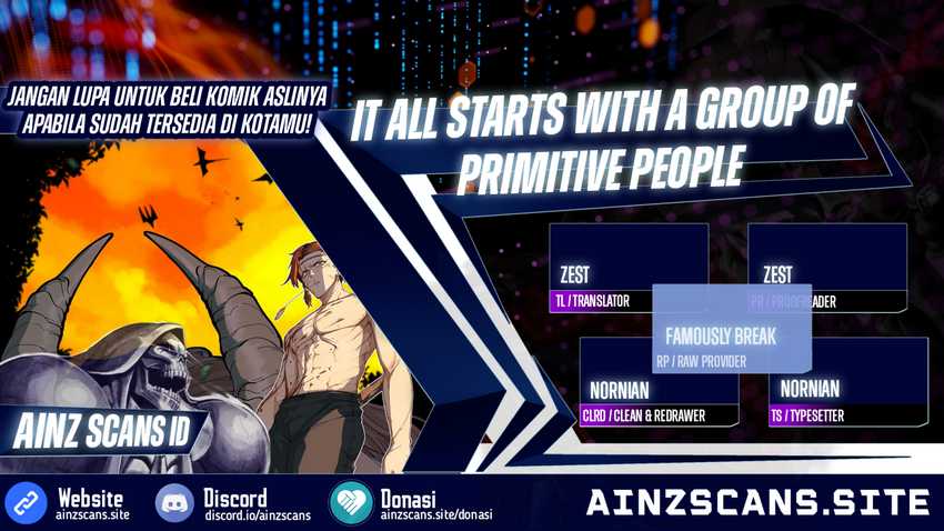 It All Starts With A Group Of Primitive People Chapter 33 - halaman 1