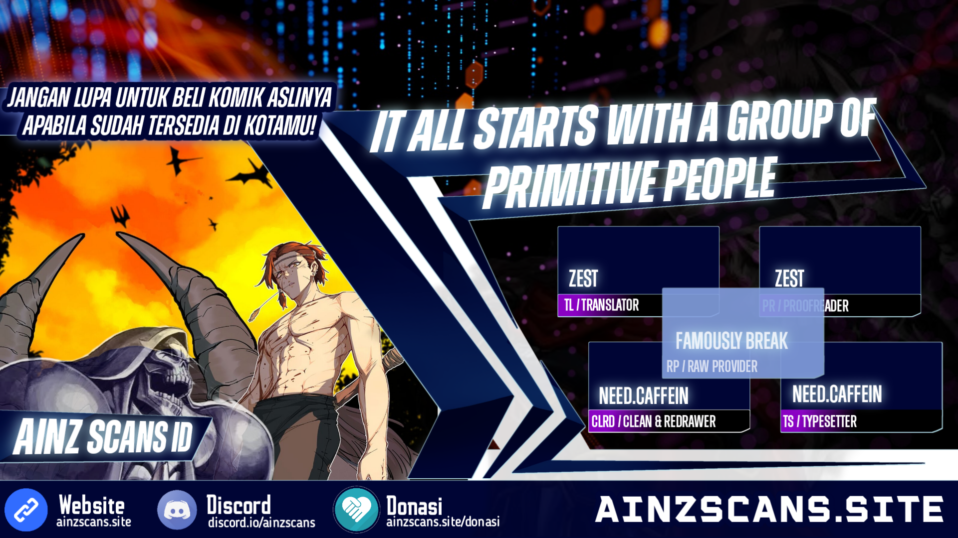 It All Starts With A Group Of Primitive People Chapter 46 - halaman 1