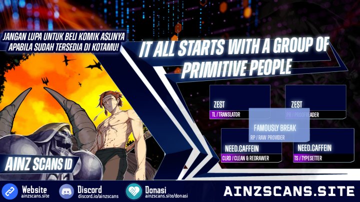 It All Starts With A Group Of Primitive People Chapter 53 - halaman 1