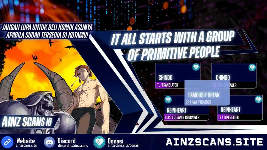 It All Starts With A Group Of Primitive People Chapter 57 - halaman 1