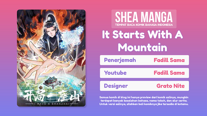 It Starts With A Mountain Chapter 101 - halaman 1