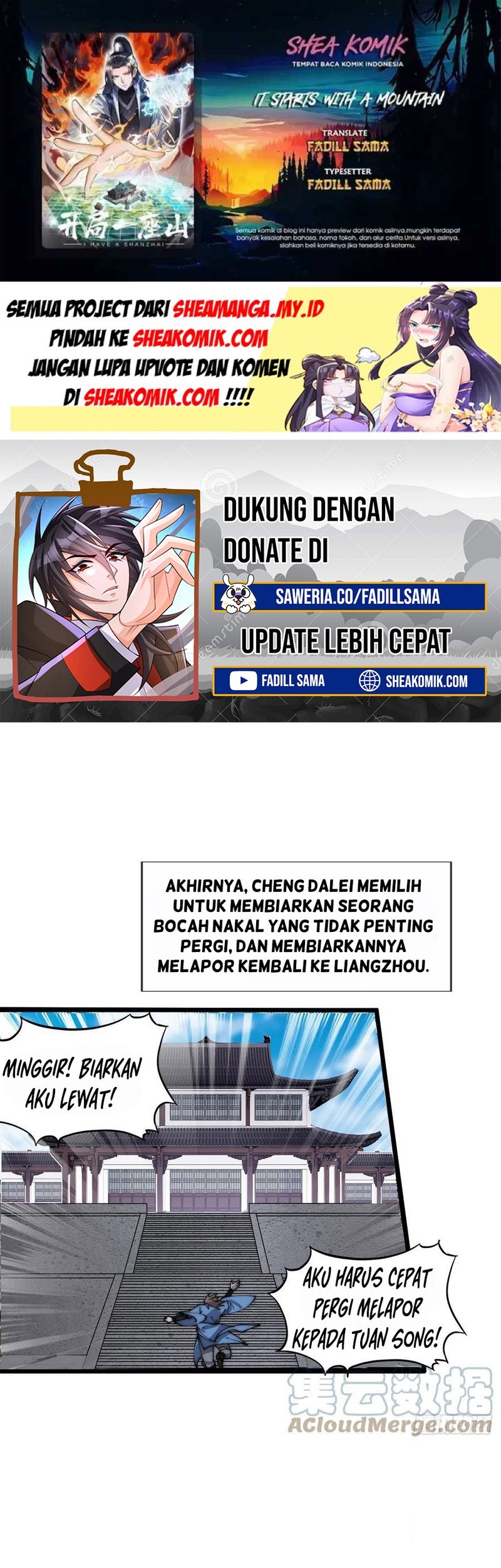 It Starts With A Mountain Chapter 381 - halaman 1