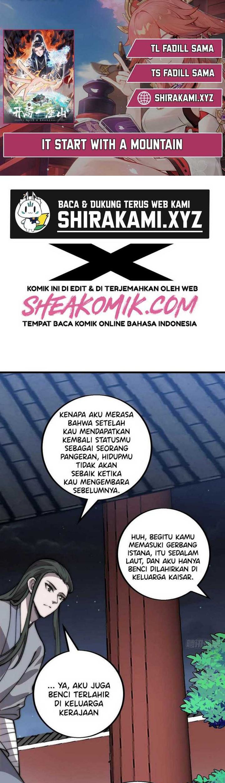 It Starts With A Mountain Chapter 417 - halaman 1