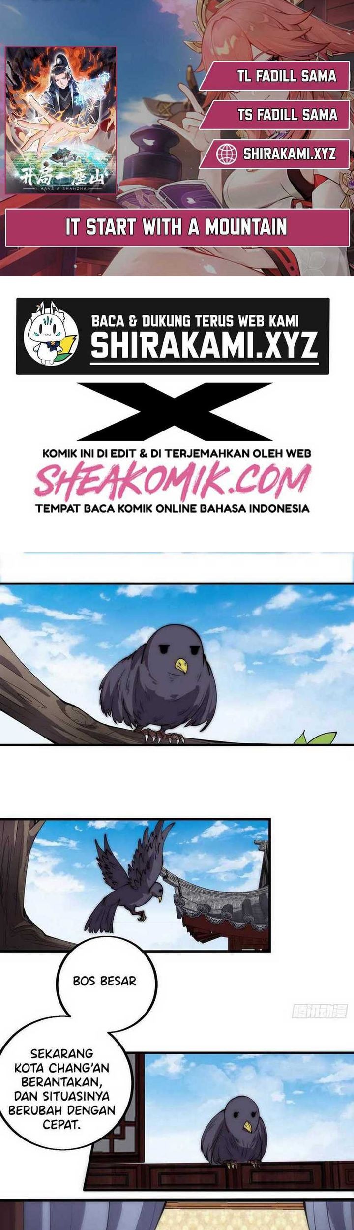 It Starts With A Mountain Chapter 418 - halaman 1