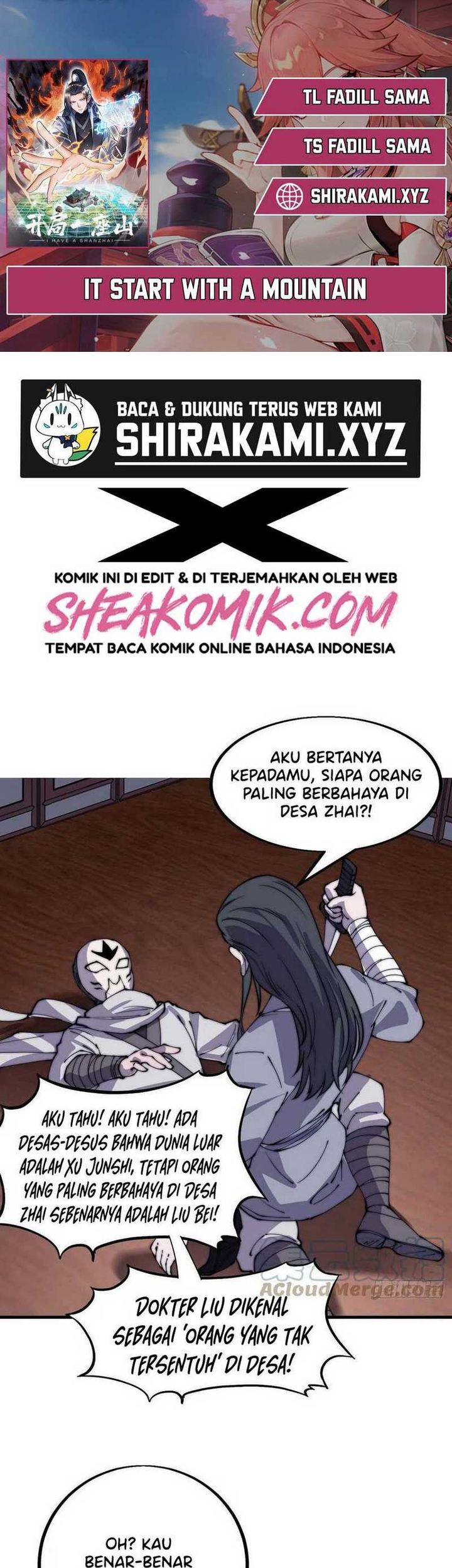 It Starts With A Mountain Chapter 419 - halaman 1