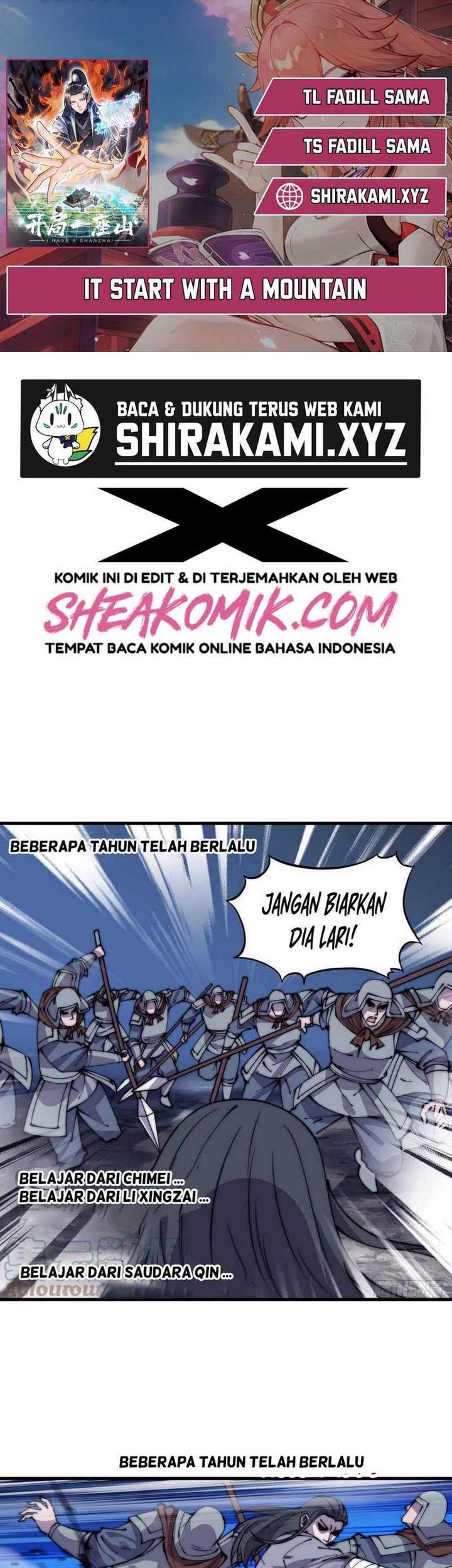 It Starts With A Mountain Chapter 421 - halaman 1