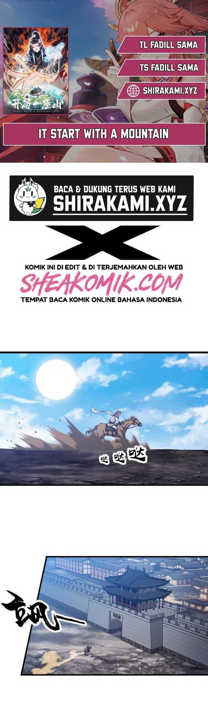 It Starts With A Mountain Chapter 422 - halaman 1