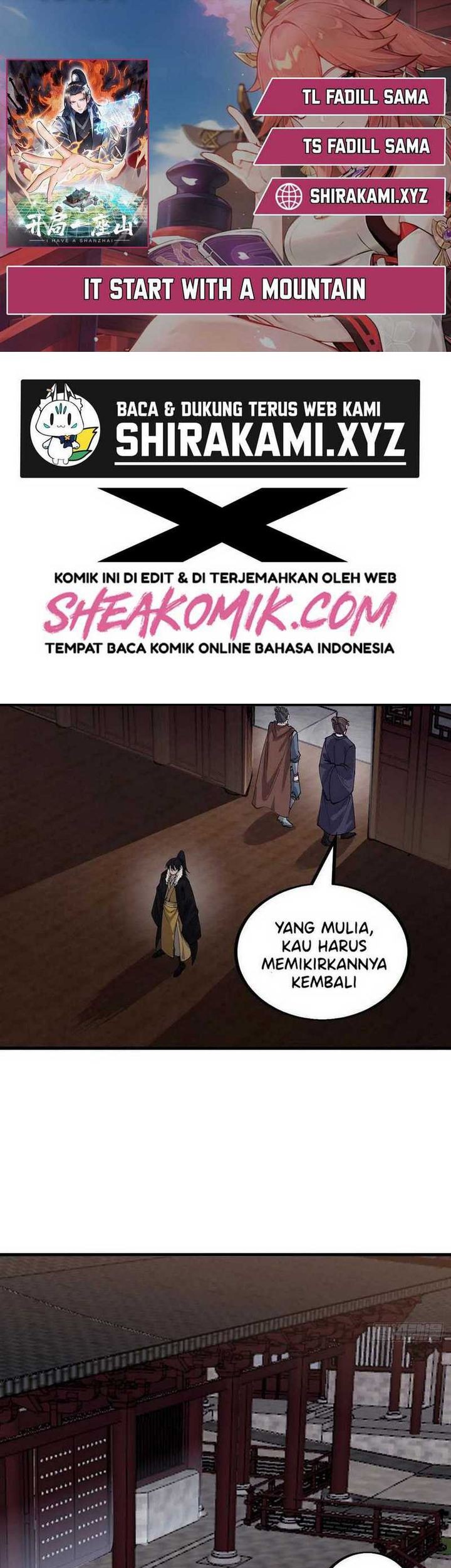 It Starts With A Mountain Chapter 423 - halaman 1