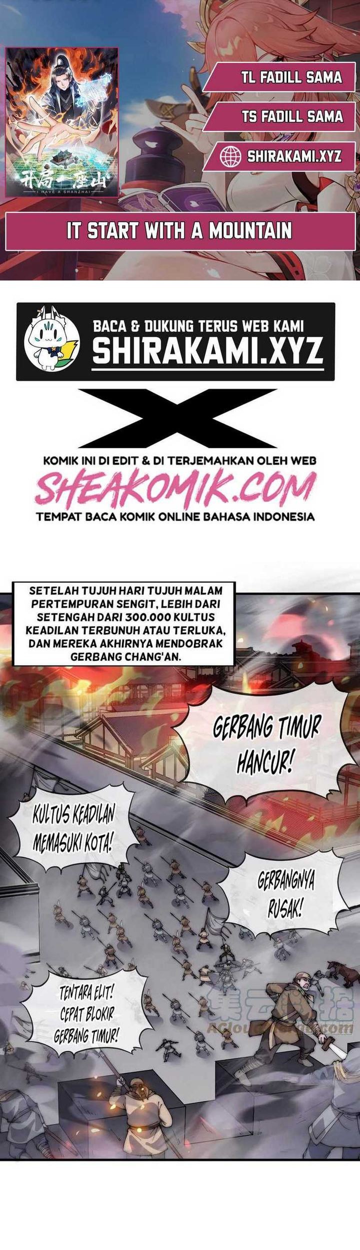 It Starts With A Mountain Chapter 428 - halaman 1