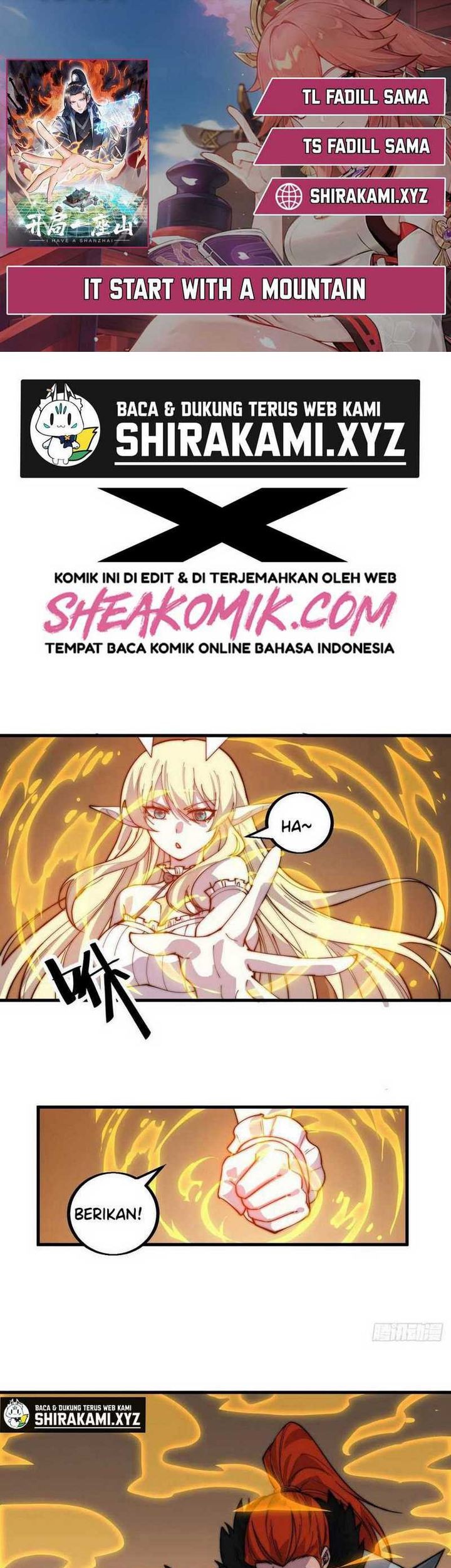 It Starts With A Mountain Chapter 438 - halaman 1