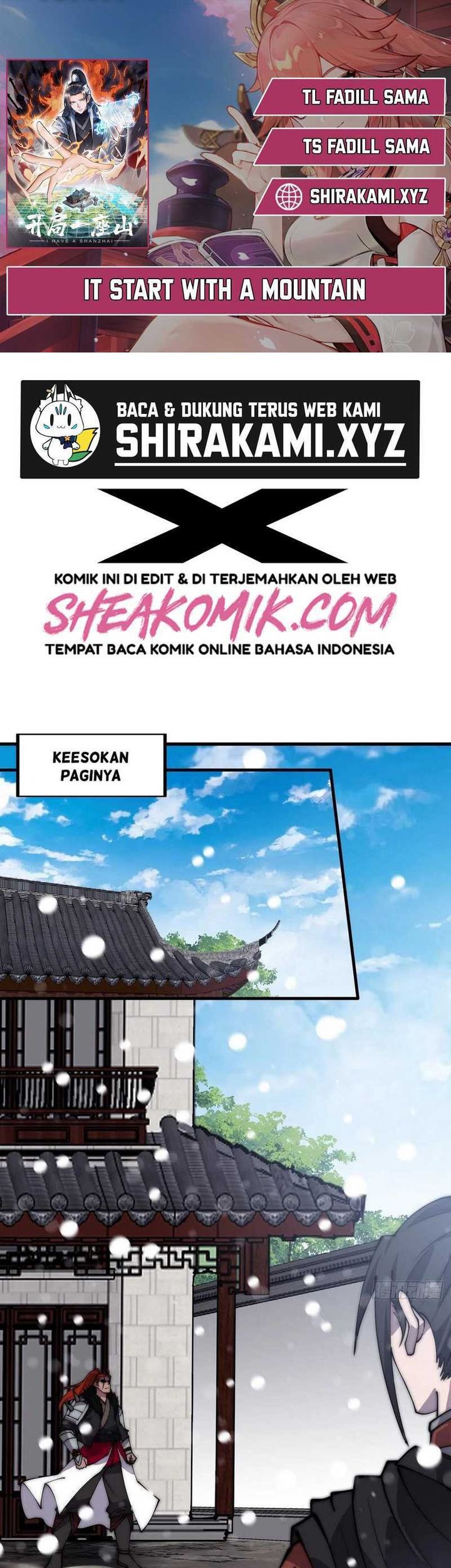 It Starts With A Mountain Chapter 439 - halaman 1