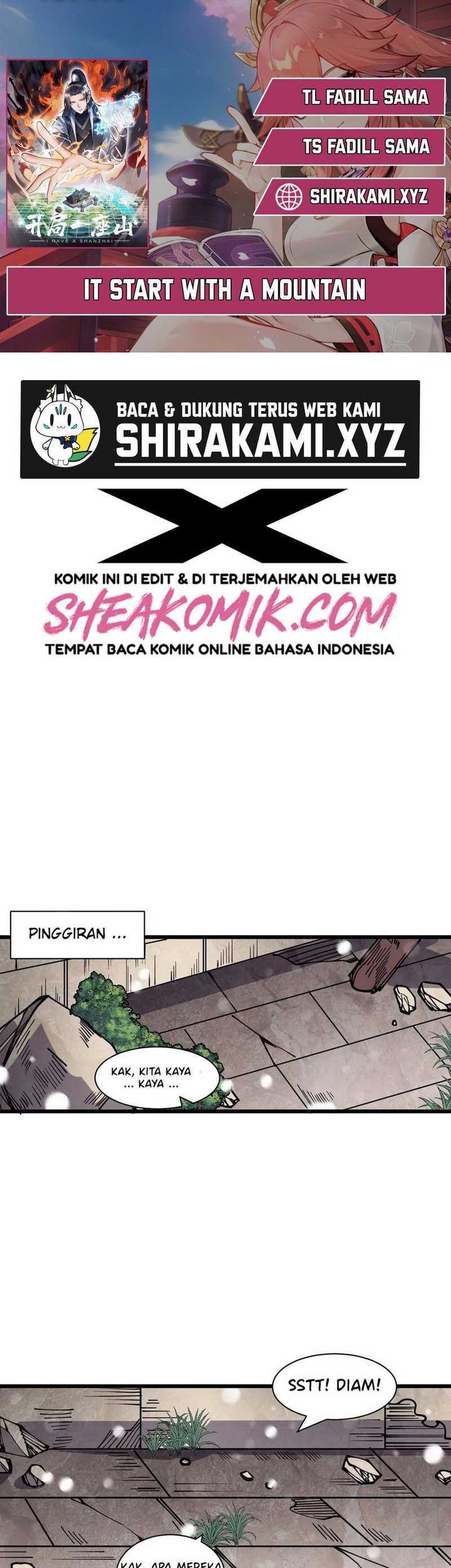 It Starts With A Mountain Chapter 442 - halaman 1