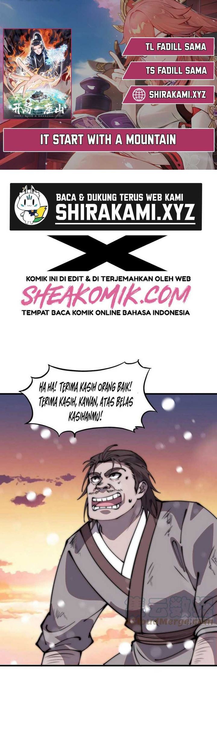 It Starts With A Mountain Chapter 443 - halaman 1