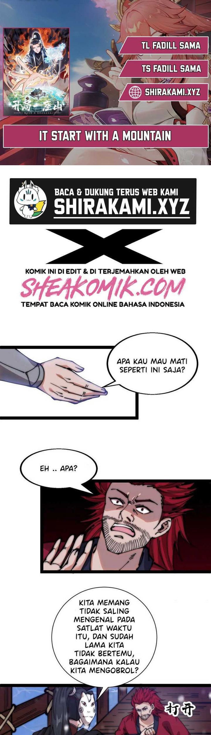 It Starts With A Mountain Chapter 445 - halaman 1