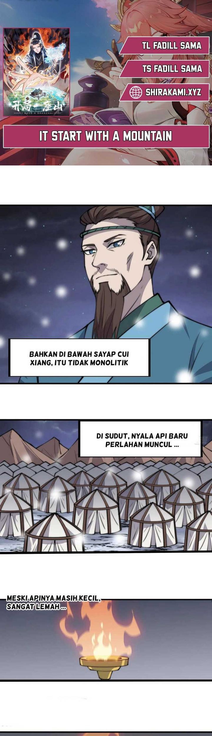 It Starts With A Mountain Chapter 447 - halaman 1