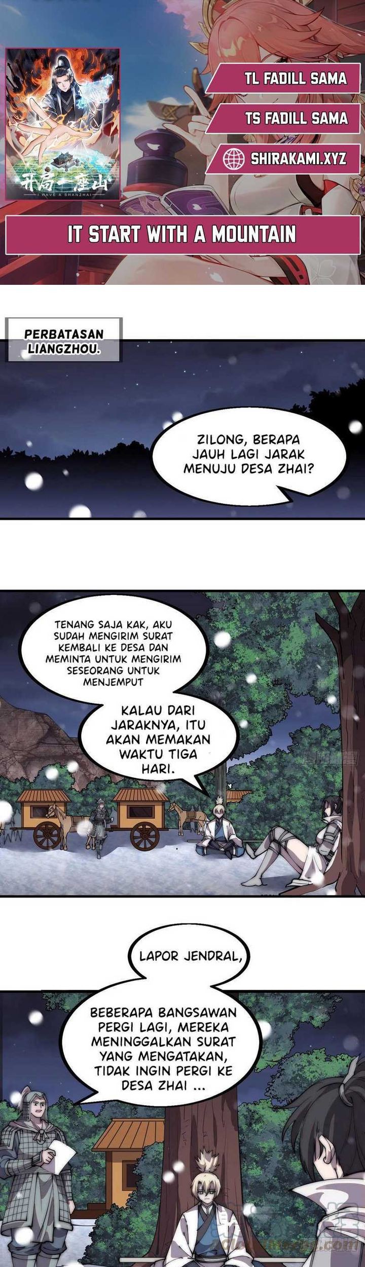 It Starts With A Mountain Chapter 448 - halaman 1