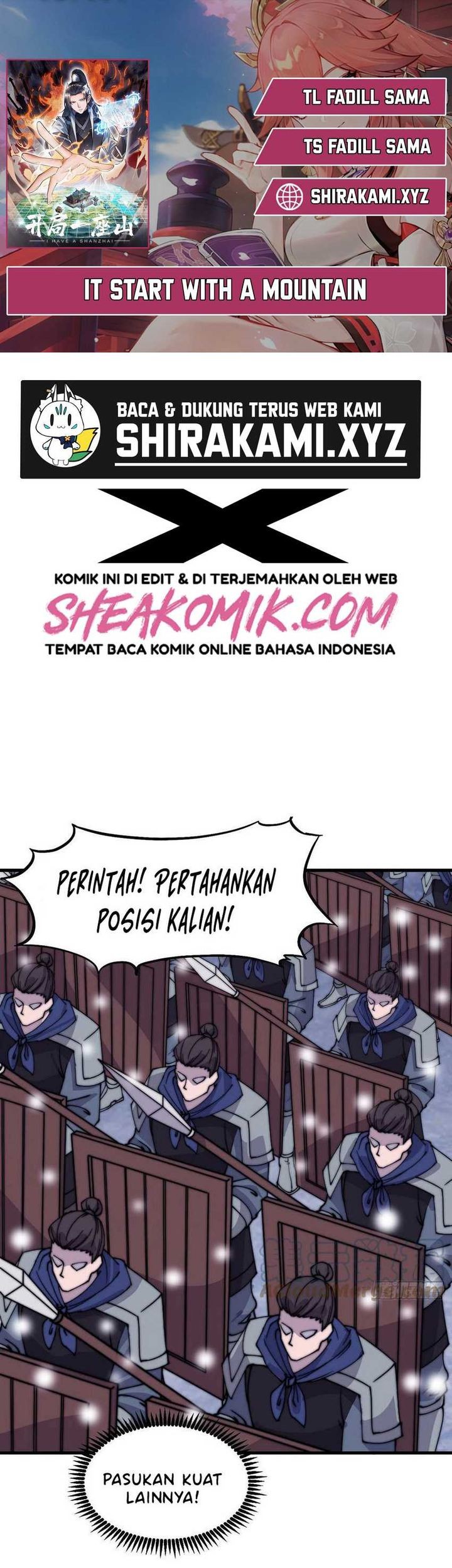 It Starts With A Mountain Chapter 457 - halaman 1