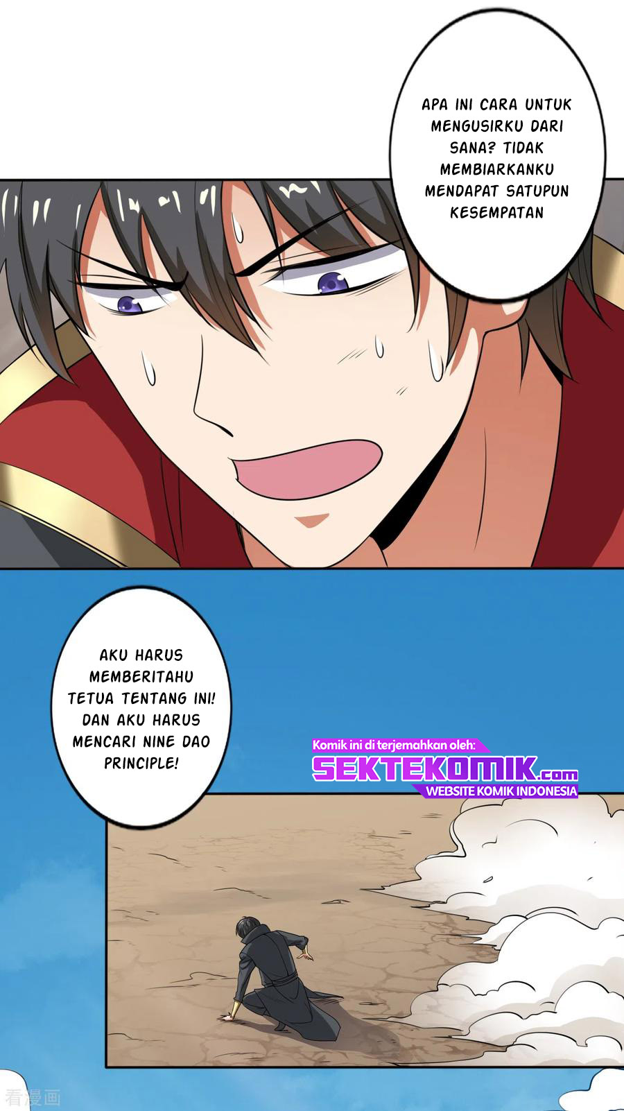 It’s Over! The Queen’s Soft Rice Husband is Actually Invincible Chapter 357 - halaman 9