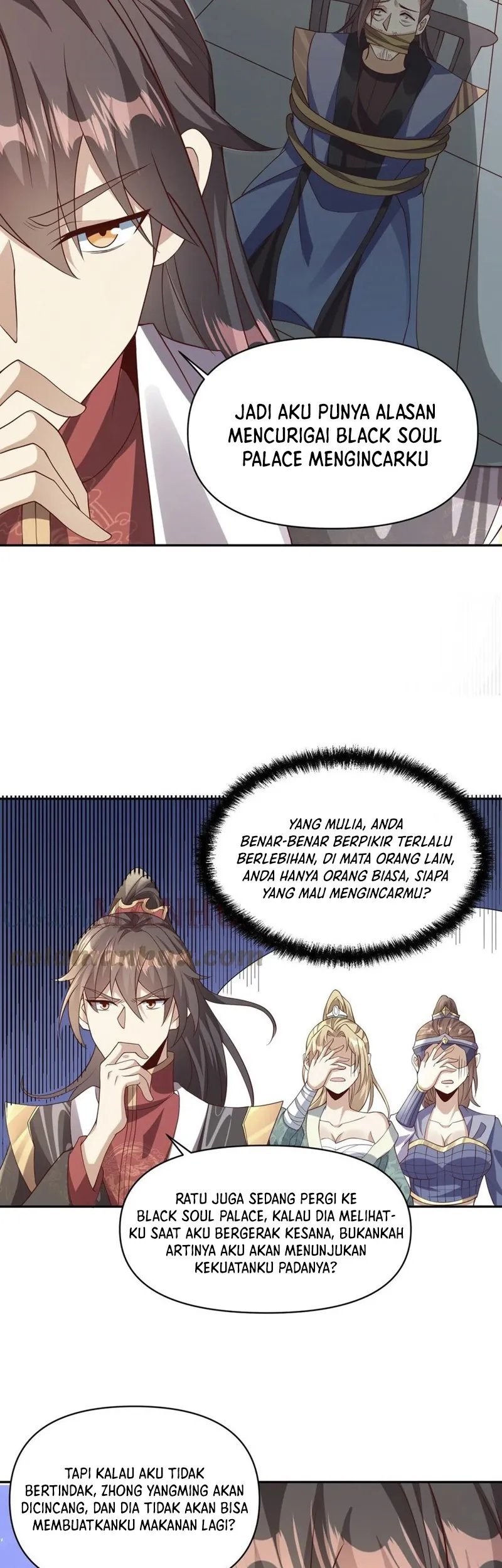 It’s Over! The Queen’s Soft Rice Husband is Actually Invincible Chapter 50 - halaman 9