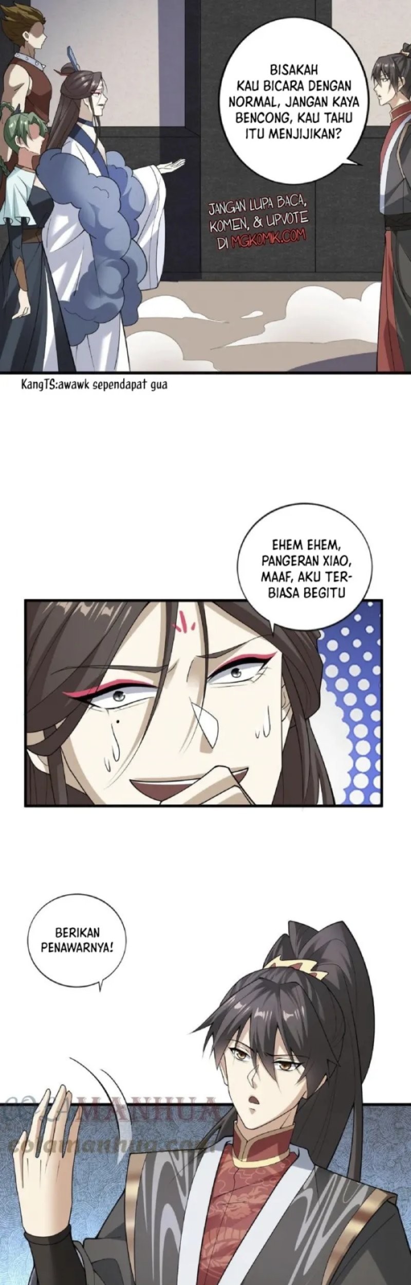 It’s Over! The Queen’s Soft Rice Husband is Actually Invincible Chapter 53 - halaman 21