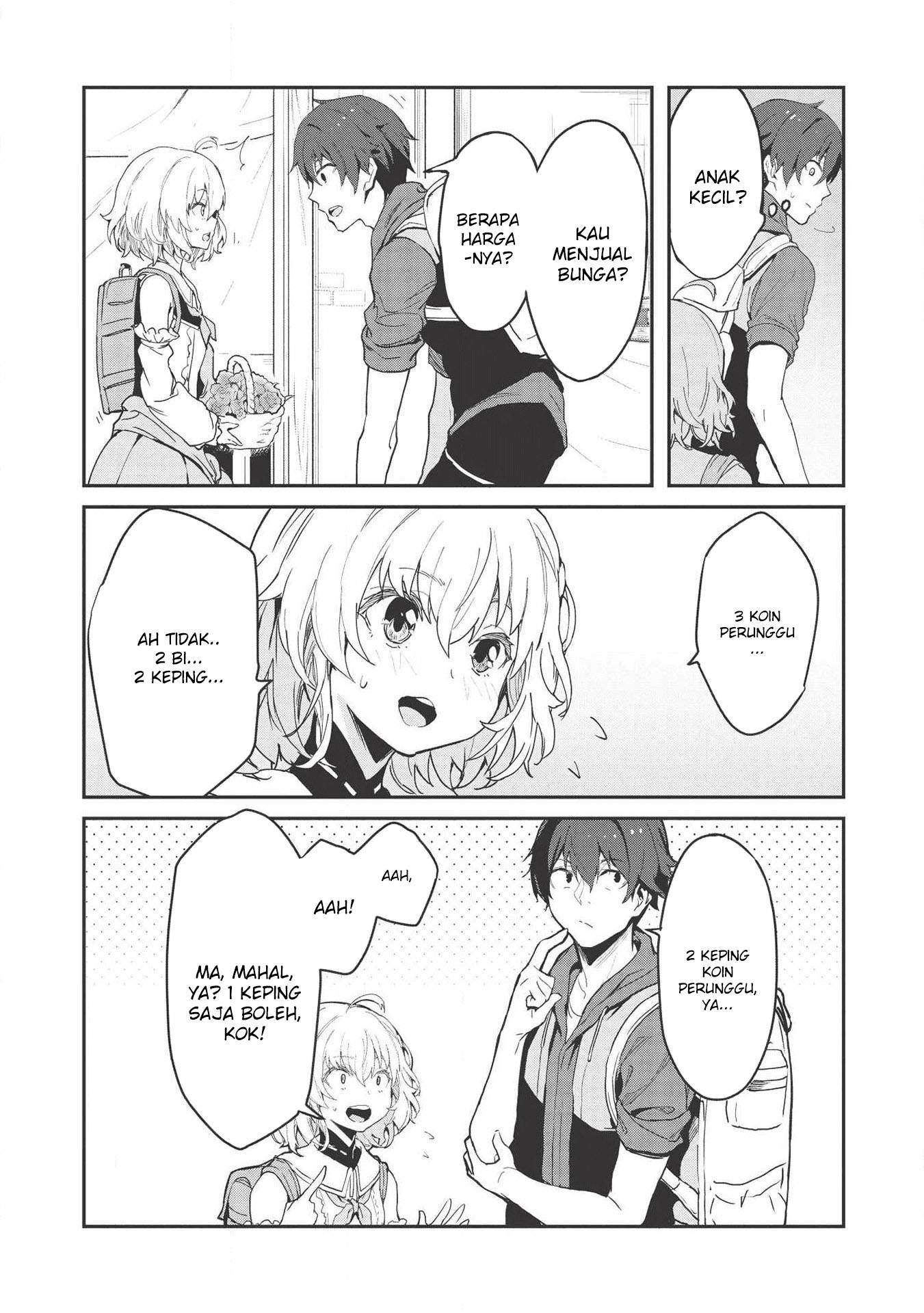 Itsu Demo Jitaku ni Kaereru Ore wa, Isekai de Gyoushoujin o Hajimemashita Chapter 1 - halaman 10