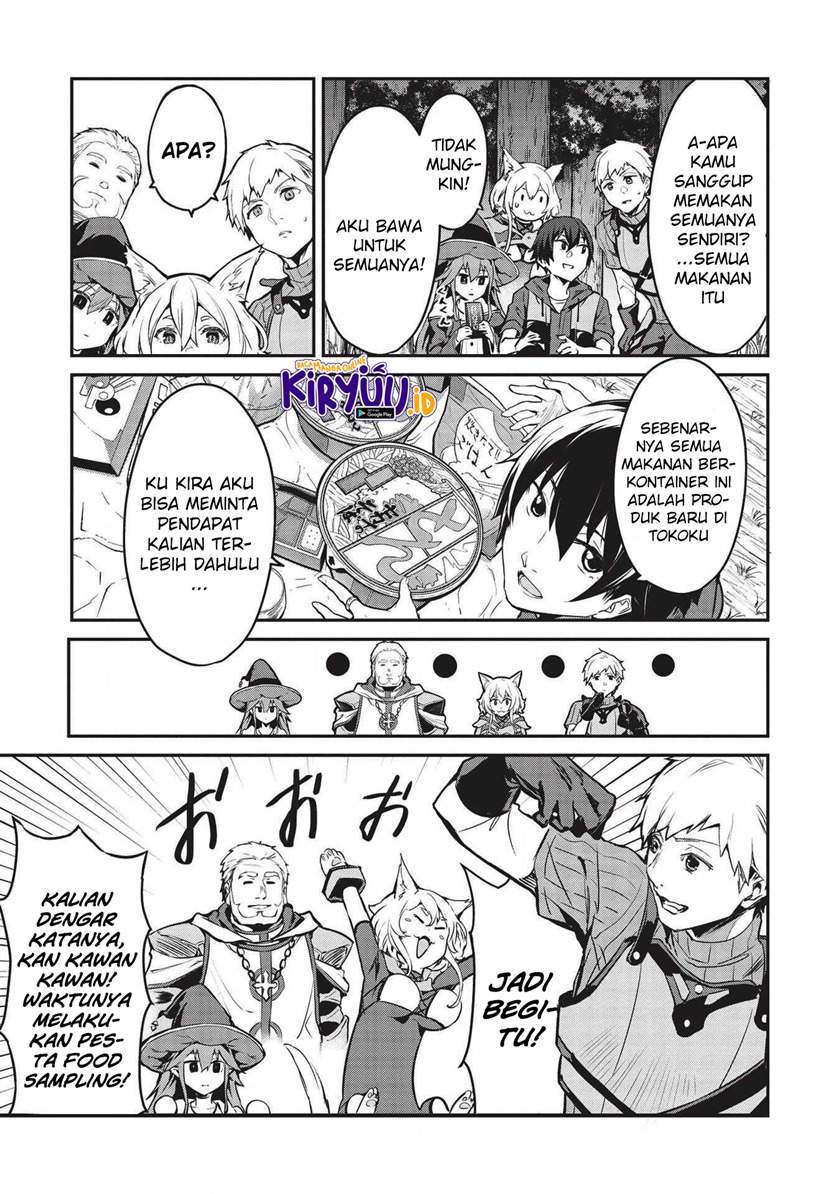 Itsu Demo Jitaku ni Kaereru Ore wa, Isekai de Gyoushoujin o Hajimemashita Chapter 10 - halaman 2