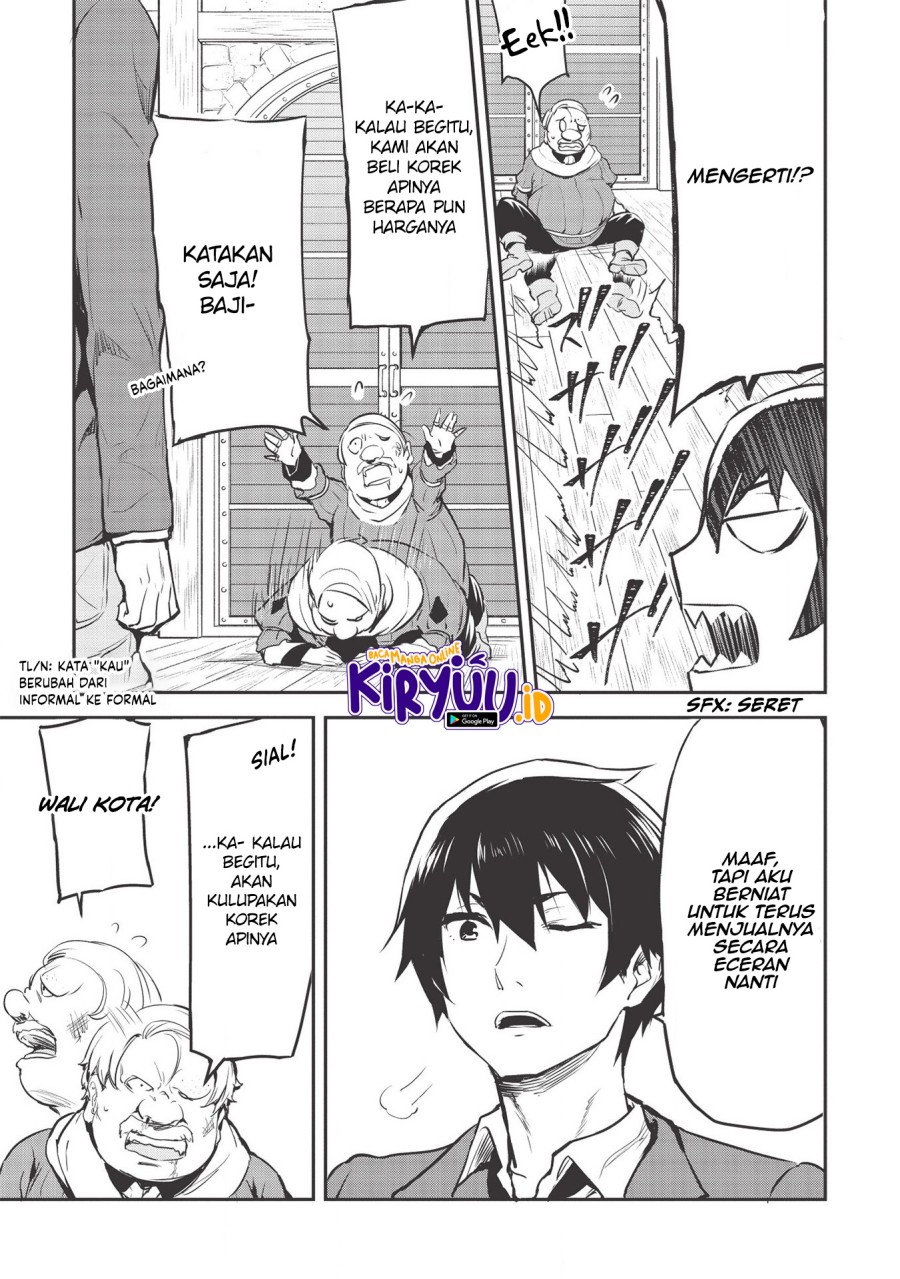 Itsu Demo Jitaku ni Kaereru Ore wa, Isekai de Gyoushoujin o Hajimemashita Chapter 16 - halaman 6