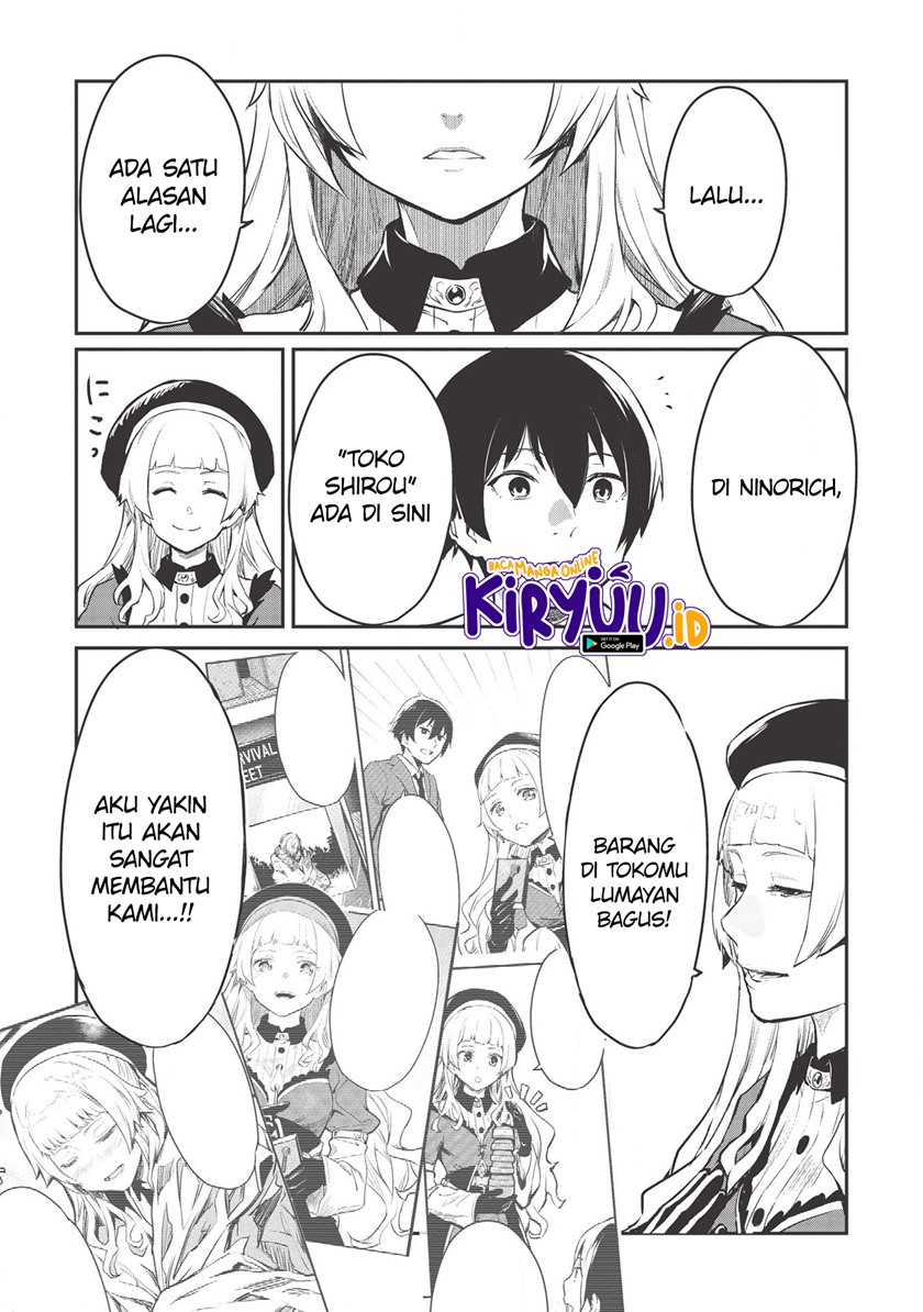 Itsu Demo Jitaku ni Kaereru Ore wa, Isekai de Gyoushoujin o Hajimemashita Chapter 17 - halaman 10