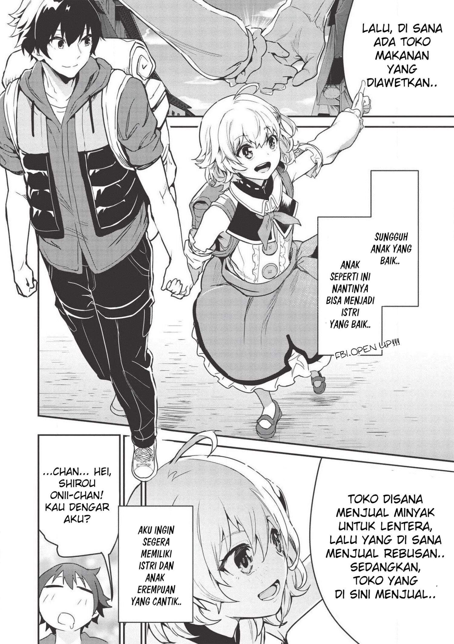 Itsu Demo Jitaku ni Kaereru Ore wa, Isekai de Gyoushoujin o Hajimemashita Chapter 2 - halaman 12