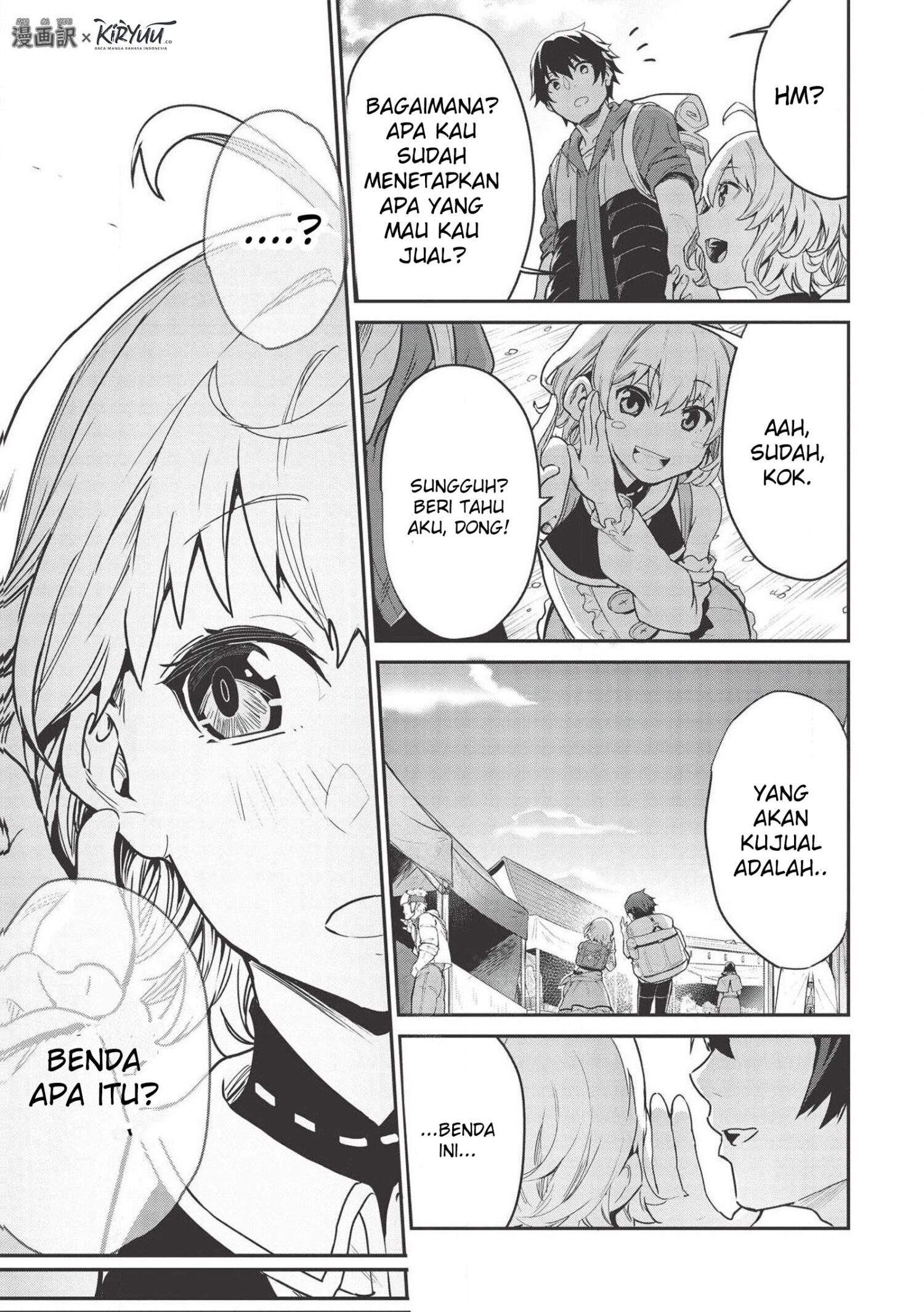 Itsu Demo Jitaku ni Kaereru Ore wa, Isekai de Gyoushoujin o Hajimemashita Chapter 2 - halaman 13