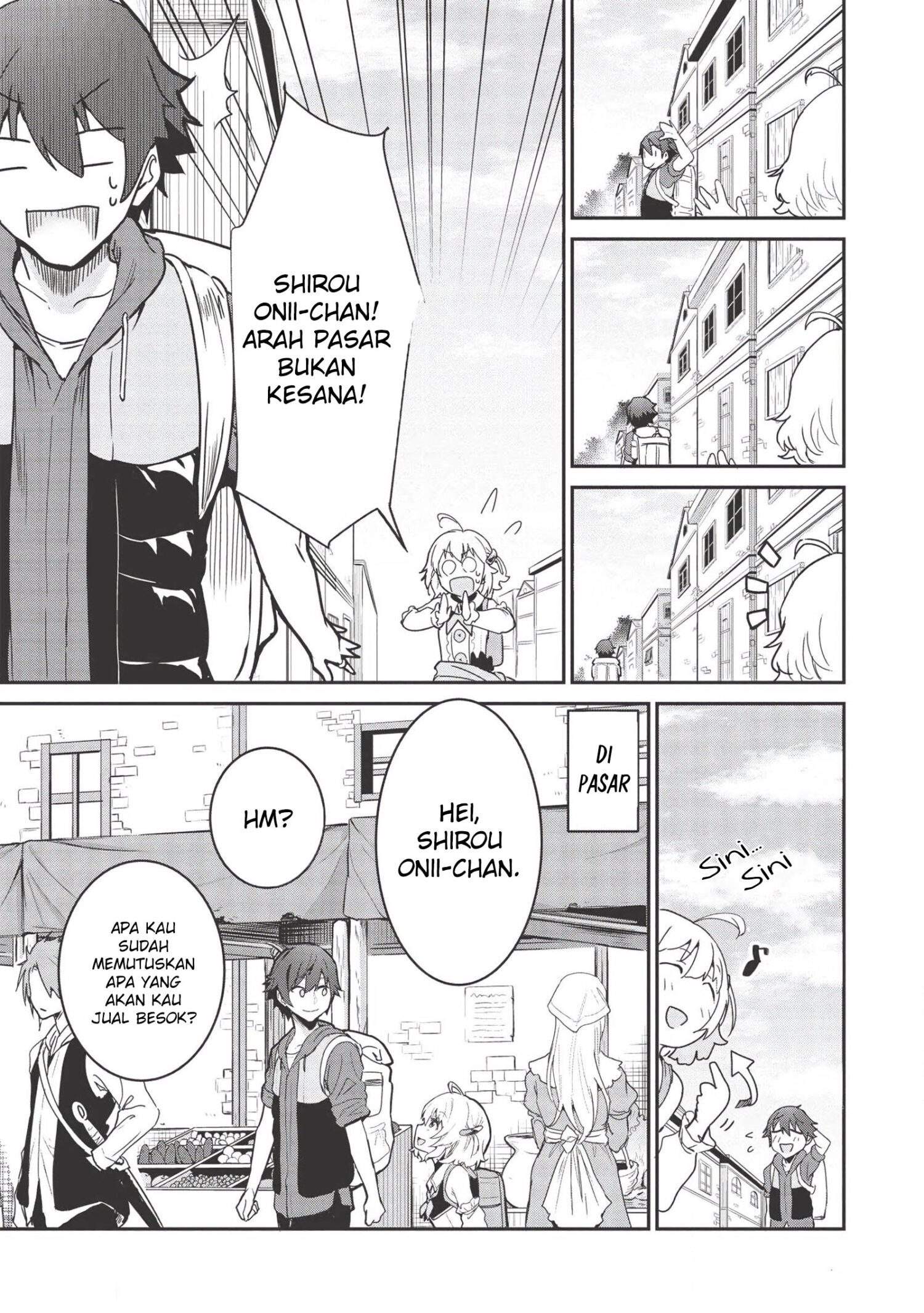 Itsu Demo Jitaku ni Kaereru Ore wa, Isekai de Gyoushoujin o Hajimemashita Chapter 2 - halaman 6