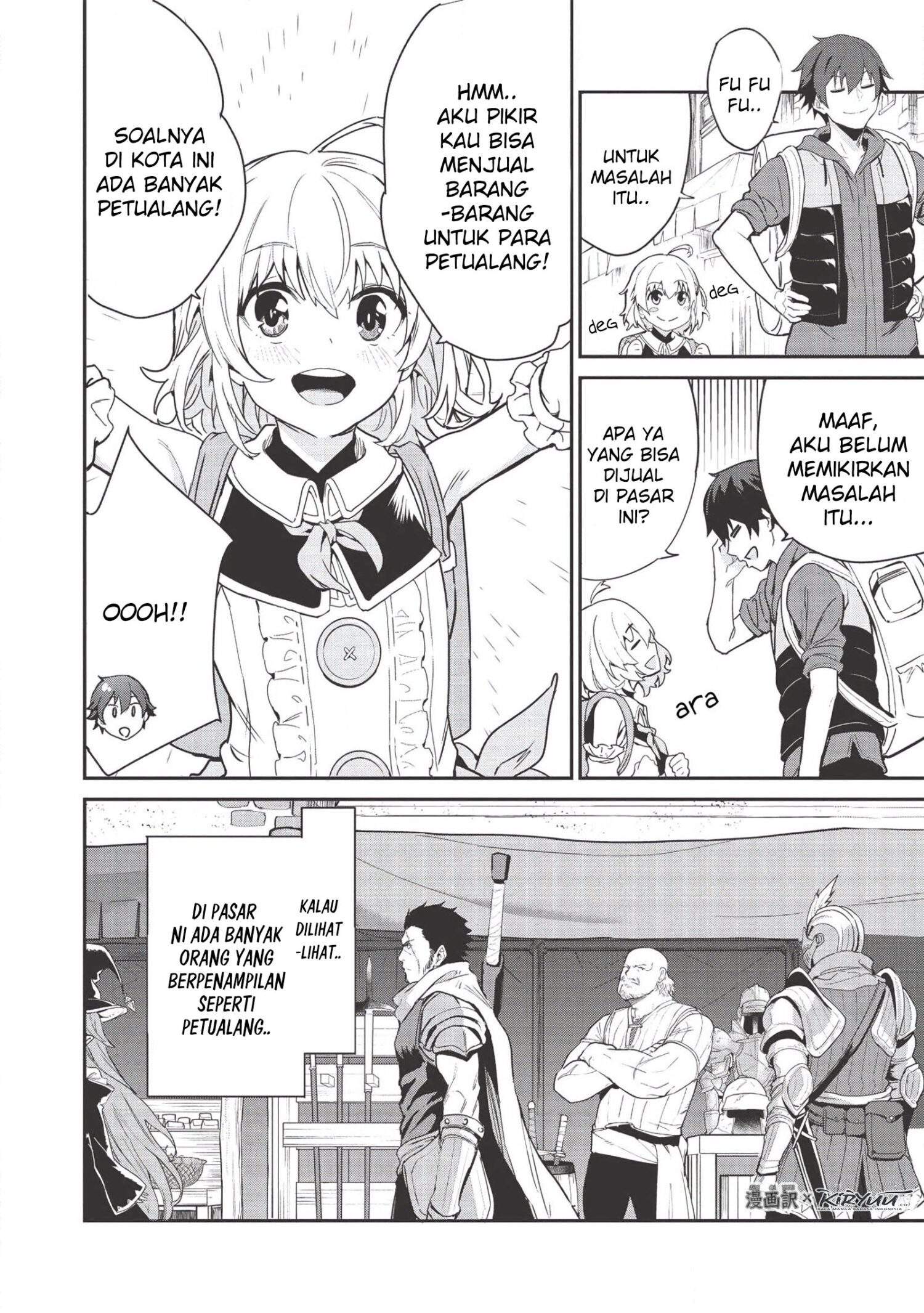 Itsu Demo Jitaku ni Kaereru Ore wa, Isekai de Gyoushoujin o Hajimemashita Chapter 2 - halaman 7