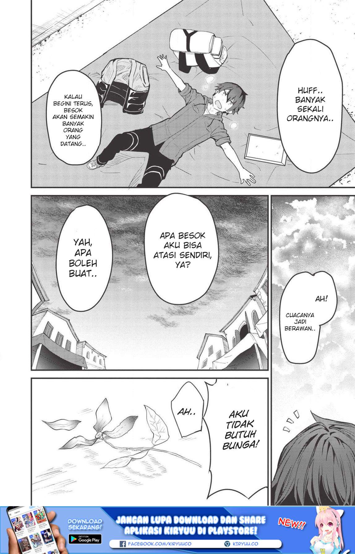 Itsu Demo Jitaku ni Kaereru Ore wa, Isekai de Gyoushoujin o Hajimemashita Chapter 3 - halaman 12