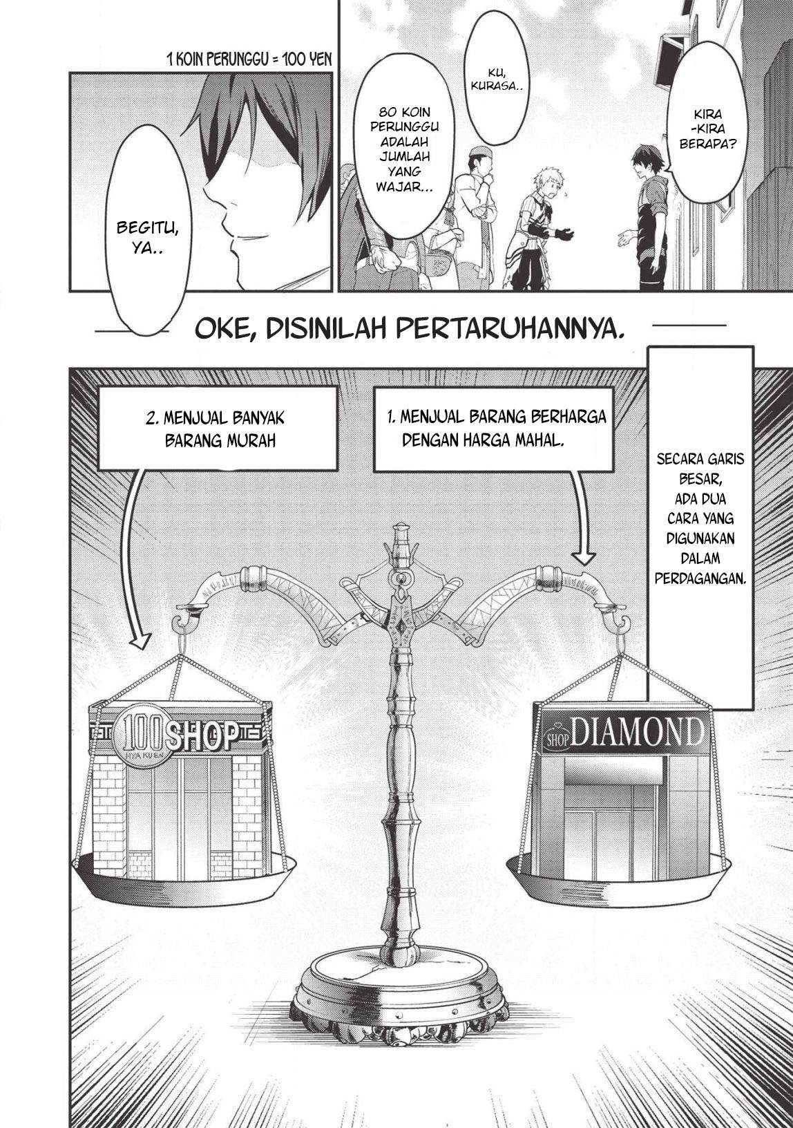 Itsu Demo Jitaku ni Kaereru Ore wa, Isekai de Gyoushoujin o Hajimemashita Chapter 3 - halaman 8