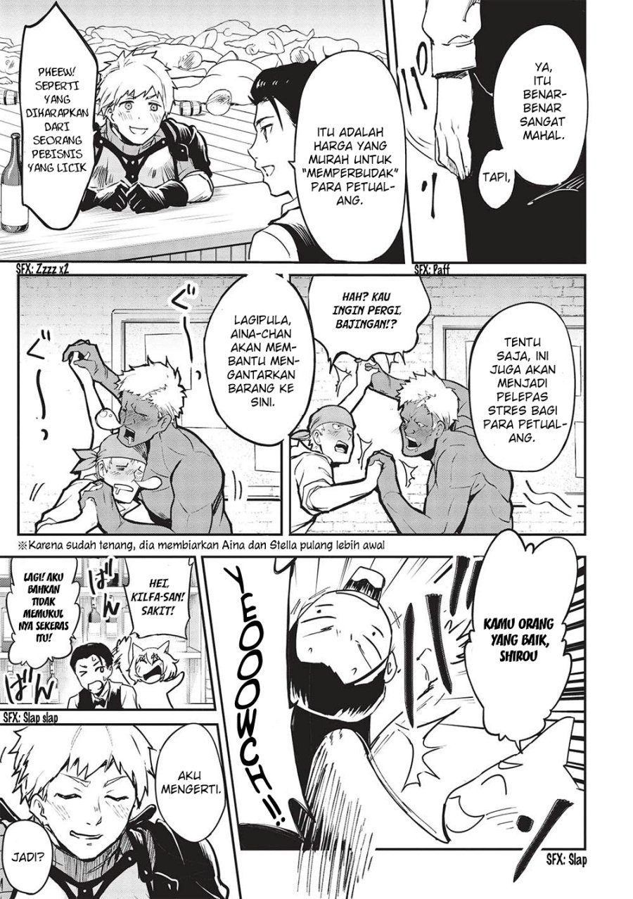 Itsu Demo Jitaku ni Kaereru Ore wa, Isekai de Gyoushoujin o Hajimemashita Chapter 31 - halaman 4