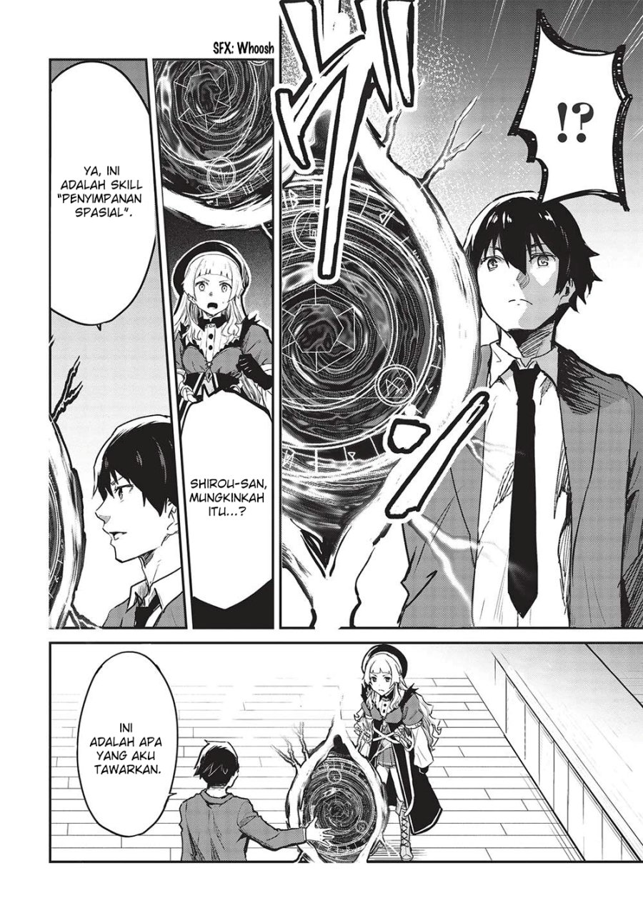 Itsu Demo Jitaku ni Kaereru Ore wa, Isekai de Gyoushoujin o Hajimemashita Chapter 32 - halaman 17
