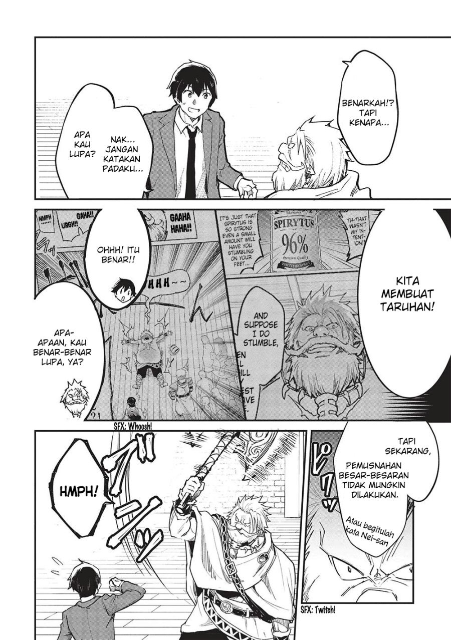 Itsu Demo Jitaku ni Kaereru Ore wa, Isekai de Gyoushoujin o Hajimemashita Chapter 33 - halaman 3