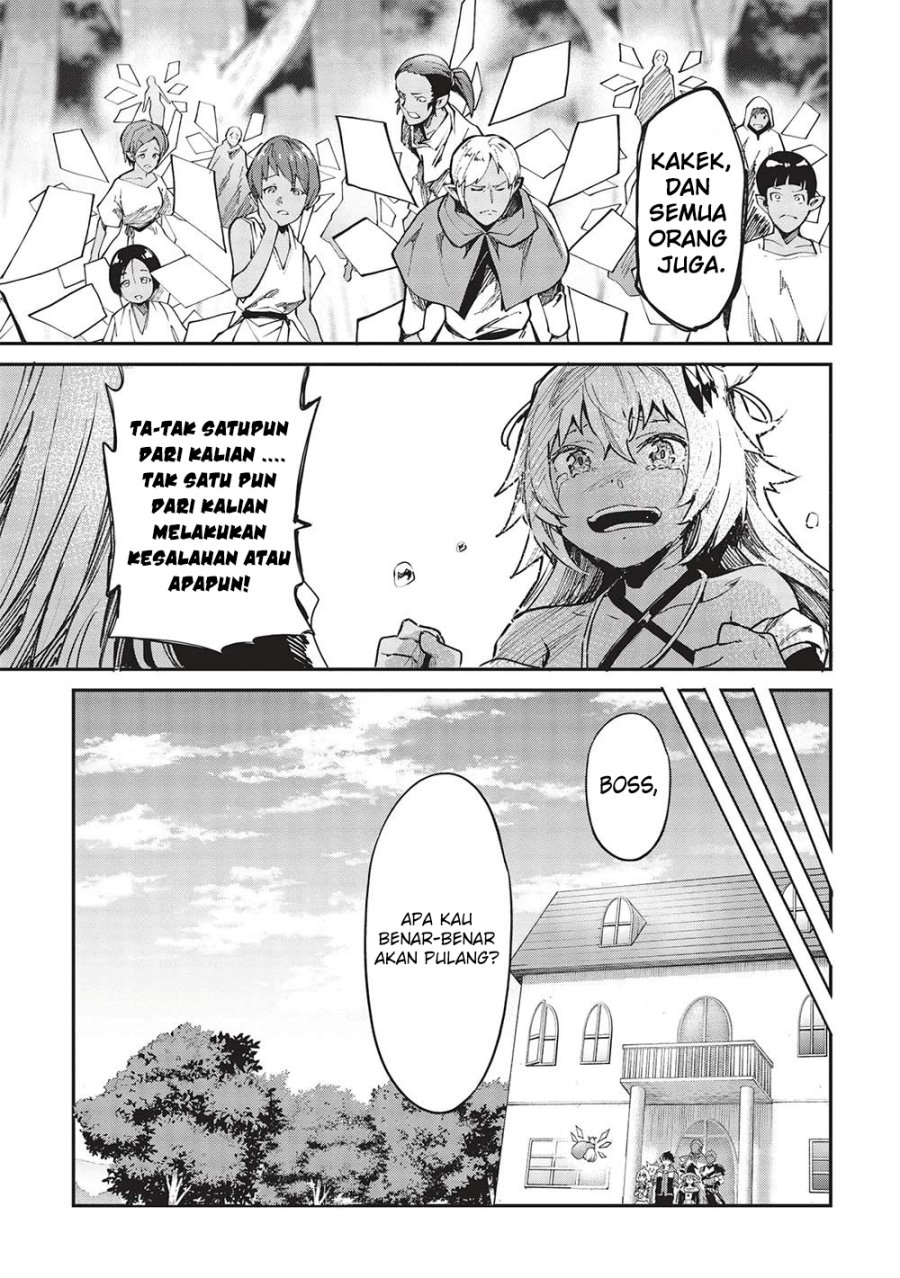 Itsu Demo Jitaku ni Kaereru Ore wa, Isekai de Gyoushoujin o Hajimemashita Chapter 35 - halaman 1