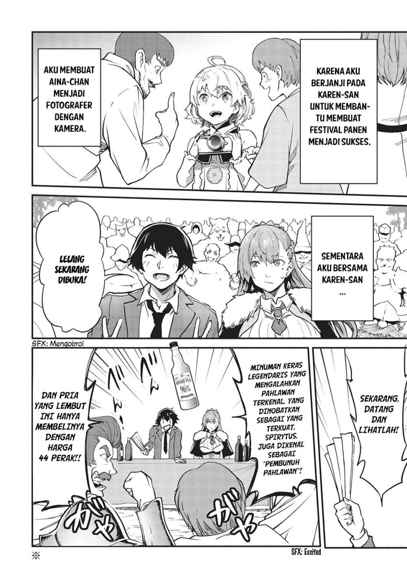 Itsu Demo Jitaku ni Kaereru Ore wa, Isekai de Gyoushoujin o Hajimemashita Chapter 36 - halaman 1